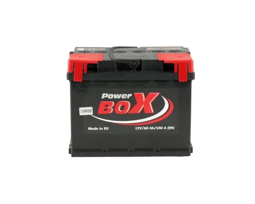 Акумулятор автомобільний PowerBox 60 Аh/12V А1 Euro (SLF060-00)