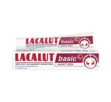 Зубна паста Lacalut Basic Захист ясен 75 мл (4016369961605)