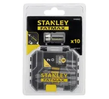 Набір біт Stanley FatMax, Pozidriv, Pz1, Pz2, Pz3, L = 50 мм, 10 шт, кейс (STA88565)