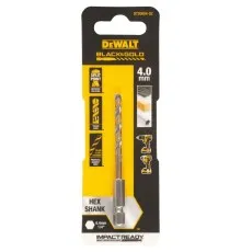 Свердло DeWALT по металу EXTREME IMPACT Black&Gold, HSS-G, 4 х 80 х 31,5 мм, 1 шт. (DT20604)