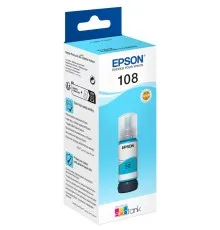 Контейнер з чорнилом Epson 108 EcoTank L8050/L18050 light cyan (C13T09C54A)