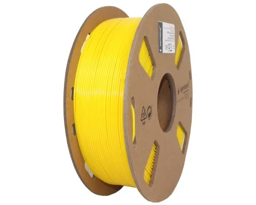 Пластик для 3D-принтера Gembird PETG, 1.75 мм, yellow, 1 кг (3DP-PETG1.75-01-Y)