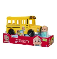 Розвиваюча іграшка CoComelon Feature Vehicle Жовтий Шкільний Автобус зі звуком (CMW0015)