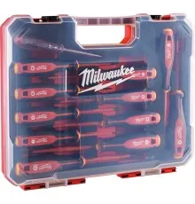 Набір викруток Milwaukee тригранних VDE SL/PH/PZ/T + тестер напруги, 12 шт (4932479095)