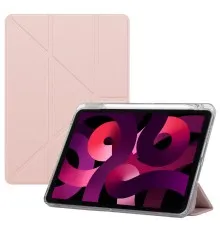 Чохол до планшета BeCover Ultra Slim Origami Transparent Apple Pencil Apple iPad Air (4/5) 2020/2022 10.9" Pink (711104)