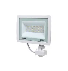 Прожектор Lightwell LW-FL-W-50-S 50 W з датчиком руху