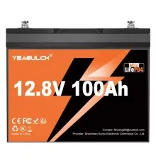Батарея LiFePo4 YEAGULCH 12.8V - 100Ah (YEAGULCH-12,8V/100Ah)