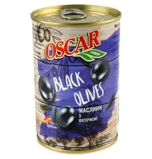 Овочева консервація Oscar foods Маслини з кісточкою 400 г (8413552051390)