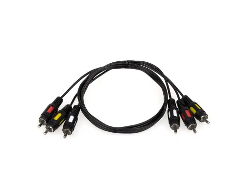 Кабель мультимедійний 3xRCA M to 3xRCA M 5.0m Atcom (10713)