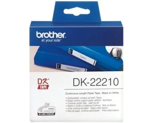 Етикет-стрічка Brother для принтера QL-1060N/QL-570QL-800 (29mm x 30.48M) (DK22210)