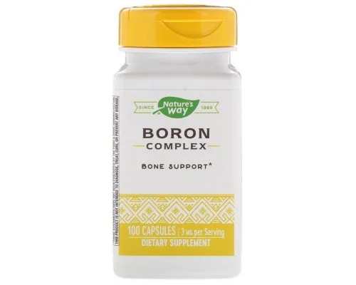 Мінерали Nature's Way Бор, 3 мг, Boron Complex, 100 капсул (NWY-41101)