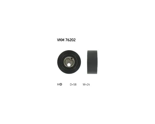 Ролик натягувача ременя SKF VKM 76202