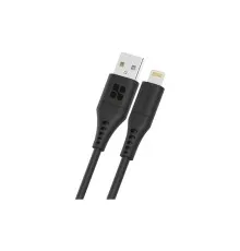 Дата кабель USB 2.0 AM to Lightning 2.0m black Promate (powerlink-ai200.black)