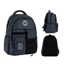 Рюкзак шкільний GoPack Education Teens 184 темно-сірий (GO26-184L-4)
