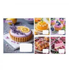 Зошит 1 вересня Cake А5 18 аркушів клітинка (769138)