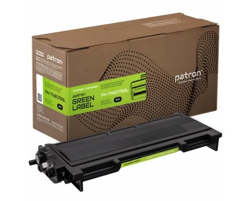 Тонер-картридж Patron BROTHER TN-2075 GREEN Label (PN-TN2075GL)