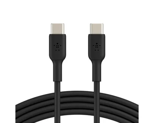 Дата кабель USB-C to USB-C 2.0m PVC black Belkin (CAB003BT2MBK)