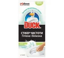 Стікер для унітазу Duck Лайм 3 шт. (4823002005868)