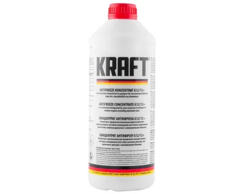 Антифриз KRAFT G12/G12+ (червоний) 1,5л (KF103)