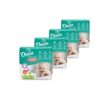 Підгузки Dada Extra Soft 4 Maxi (9-15 кг) 128 шт (4 упаковки по 32 шт) (4820174989606)