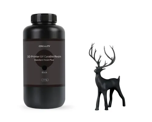 Фотополімерна смола Creality Resin, LCD Standard Plus 1кг, black, transparent (3302020090)