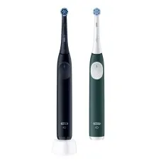 Електрична зубна щітка Oral-B Series 2 iOS2d.2ZZ9.0 Black+Green (2) (8700216611909)