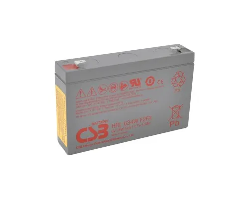 Батарея до ДБЖ CSB HRL634WF2FR 6V 9Ah (HRL634WF2FR)