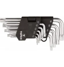 Набір інструментів Topex ключі шестигранні Torx T10-T50, набір 9 шт.*1 уп. (35D960)