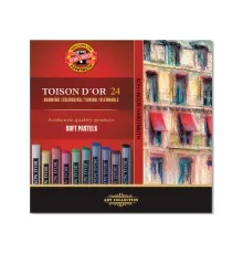 Пастель Koh-i-Noor Toison D'or суха м'яка 24 кольори (8514)