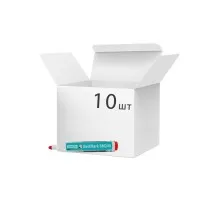 Маркер Stanger для сухостираємих дощок, 1-3 мм червоний 10 шт (MARKER-BOA-STM240R10)