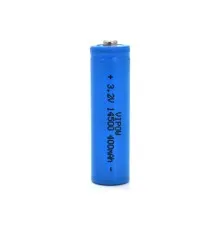 Акумулятор 14500 LiFePO4 (size AA), 400mAh, 3.2V, TipTop, blue Vipow (IFR14500-400mAhTT / 21438)
