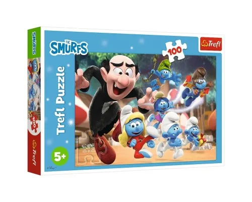 Пазл Trefl The Smurfs Уроки тата Смурфа 100 елементів (5900511164817)