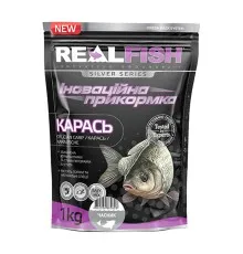 Прикормка Real Fish Silver Series Карась Часник 1kg (809.00.22)