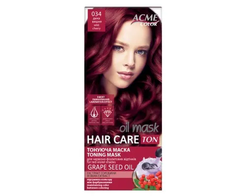 Відтінковий бальзам Acme Color Hair Care Ton Oil Mask 034 - Дика вишня (4820197009411)