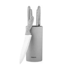 Набір ножів Ardesto Gemini 6 предметів, сірий (AR2106GR)