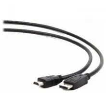Кабель мультимедійний DisplayPort M to HDMI M 10.0m Cablexpert (CC-DP-HDMI-10M)