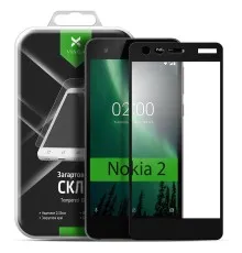 Скло захисне Vinga для Nokia 2 Black (VTPGS-N2B)