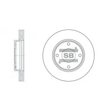 Гальмівний диск HI-Q SD1016