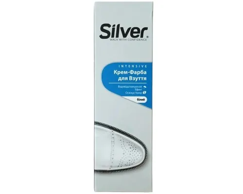 Фарба для взуття Silver Біла 75 мл (8690757005629)