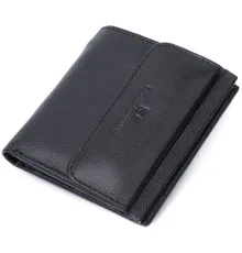 Гаманець ST Leather З натуральної шкіри Чорний (22719)
