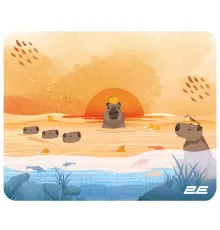 Килимок для мишки 2E Capybarra S Yellow (2E-PAD-S-CAPY-YELLOW)