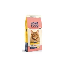 Сухий корм для кішок Home Food For large breeds з телятиною, лососем та в’яленими томатами 400 г (4820235021009)