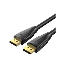 Кабель мультимедійний DisplayPort M to DisplayPort M 1.5m V1.4 8K black Vention (HCDBG)