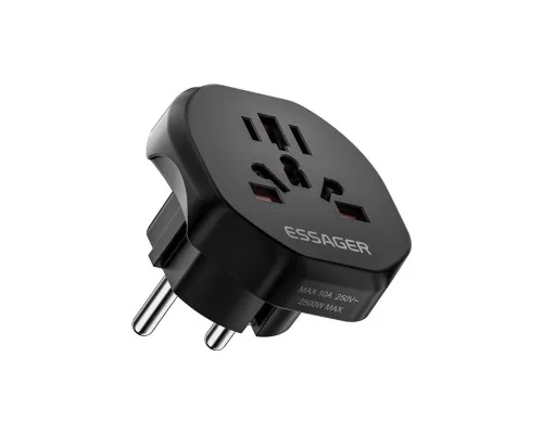Перехідник EU to global universal adapter Essager (ECTZH-YCB01-Z)