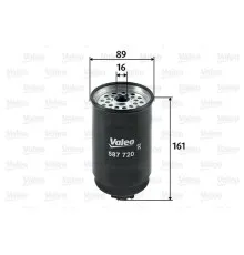 Фільтр паливний Valeo 587720