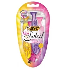 Бритва Bic Miss Soleil Colour Collection 4 шт. (3086123303843)