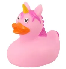 Іграшка для ванної Funny Ducks Качка Єдиноріг рожевий (L2042)