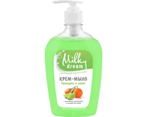 Рідке мило Milky Dream Танжерин і лайм з дозатором 500 мл (4820205300066)