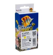 Картридж Barva HP 712 (3ED69A/3ED79A) 29 мл, Yellow (IC-H712Y)
