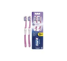 Зубна щітка Oral-B Pro 3D White Відбілювання Середньої жорсткості 2 шт. (8700216459761)
